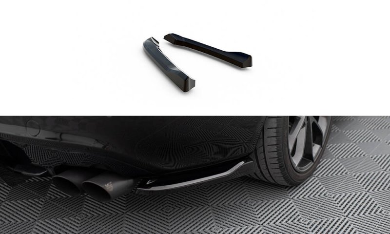 Maxton Heck Ansatz Flaps Diffusor V.1 Audi S5 / A5 S-Line Coupe / Cabriolet 8T schwarz Hochglanz AU-S5-1-RSD1-G