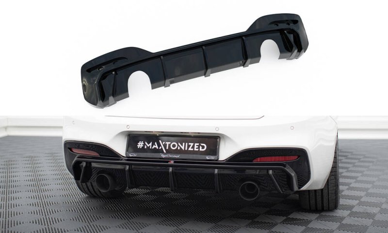 Maxton Diffusor Heck Ansatz V.3 BMW M140i F20 Facelift BM-1-F20F-M-RS3GO_O