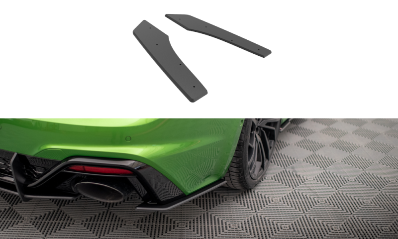 Maxton Street Pro Heck Ansatz Flaps Diffusor für Audi RS5 F5 Facelift AURS52FCNC-RSD1B