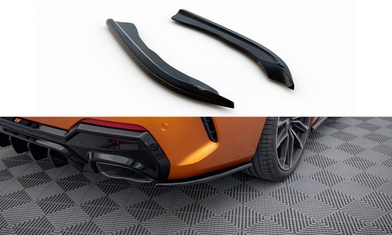 Maxton Heck Ansatz Flaps Diffusor V.5 BMW 4er M440i G22 / G23 / G22 Facelift / G23 Facelift schwarz Hochglanz BM-4-G22-MPACK-RSD5-G
