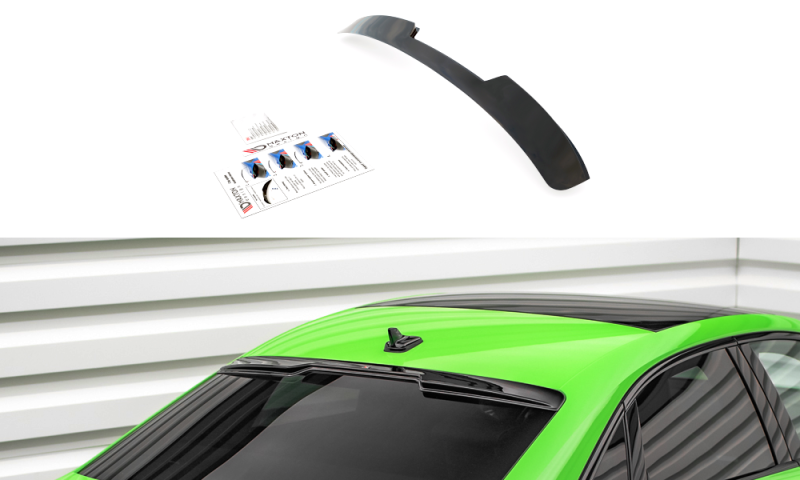 Maxton Heckscheiben Spoiler für Audi RS3 Limousine 8Y schwarz Hochglanz AU-RS3-8Y-S-H1-G