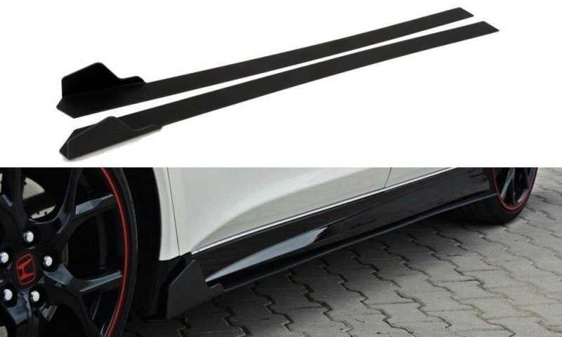 Maxton Racing Seitenschweller Ansatz HONDA CIVIC IX TYPE R HO-CI-9-TYPE-R-CNC-SD1