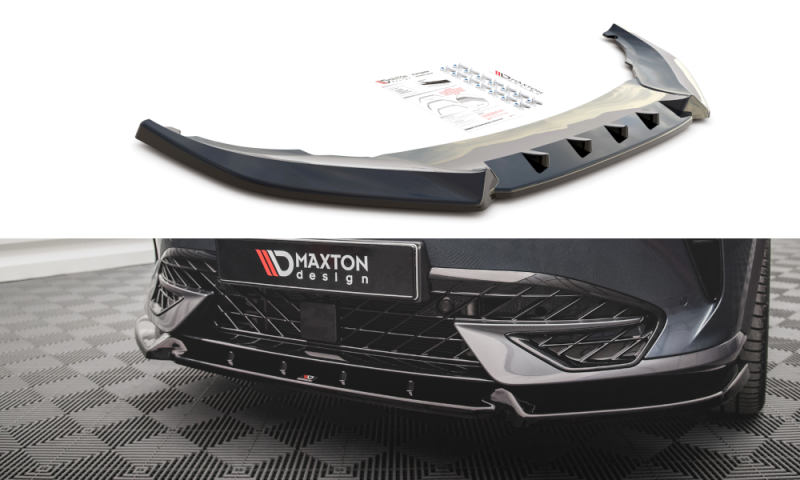 Maxton Front Ansatz V.2 für Cupra Formentor schwarz Hochglanz CU-FO-1-FD2-G