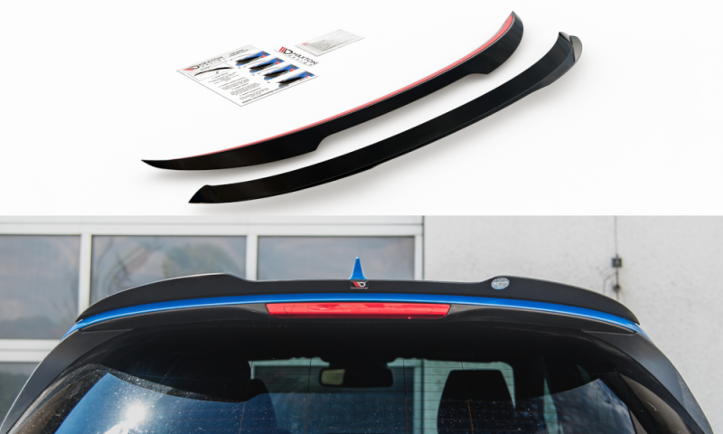 Maxton Spoiler CAP für Ford Puma schwarz Hochglanz FO-PU-1-CAP1-G