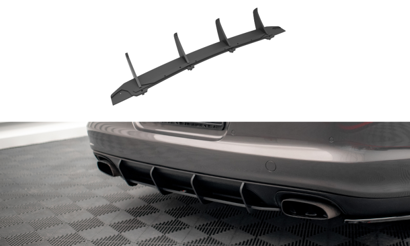 Maxton Street Pro Heckschürze für Porsche Panamera / Panamera Diesel 970 POPA970CNC-RS1B