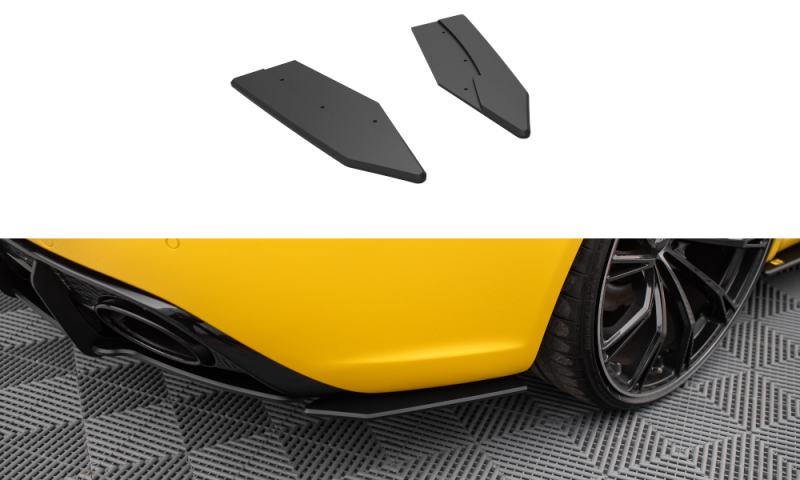 Maxton Street Pro Heck Ansatz Flaps Diffusor für Audi RS4 B8 AURS4B8CNC-RSD1B
