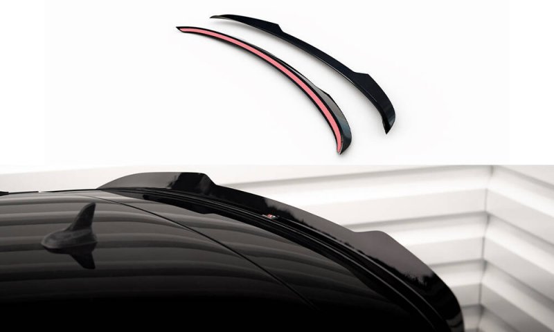 Maxton Spoiler CAP Abrisskante V.2 Audi A6 Avant C7 schwarz Hochglanz AU-A6-C7-AV-CAP2-G