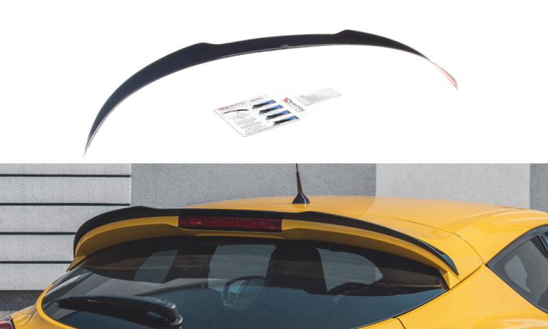 Maxton Spoiler CAP für Renault Megane 3 RS schwarz Hochglanz RE-ME-3-RS-CAP2-G
