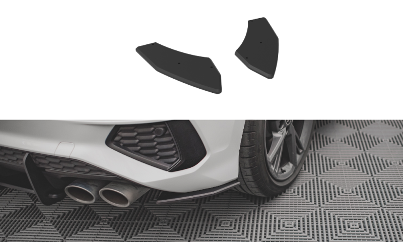Maxton Street Pro Heck Ansatz Flaps Diffusor für Audi S3 Sportback 8Y AUS38YCNC-RSD1B