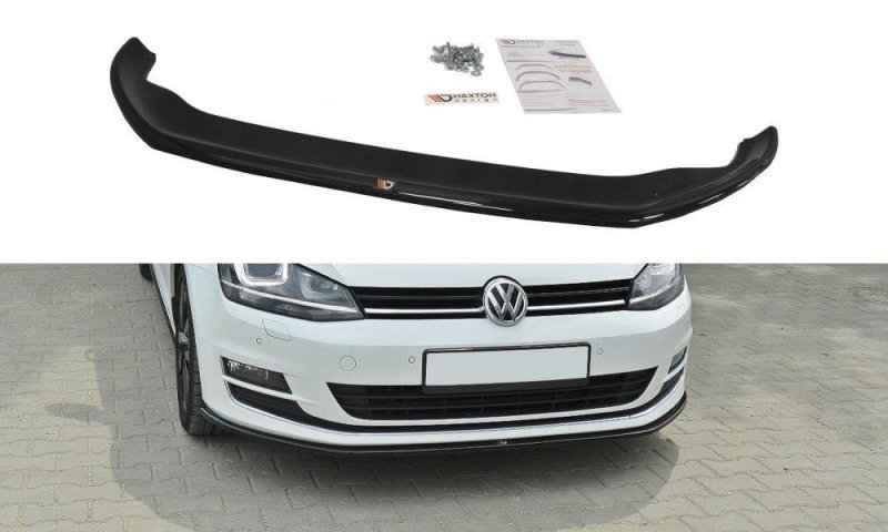 Maxton Front Ansatz für VW GOLF 7 schwarz Hochglanz VW-GO-7-C-FD1-G