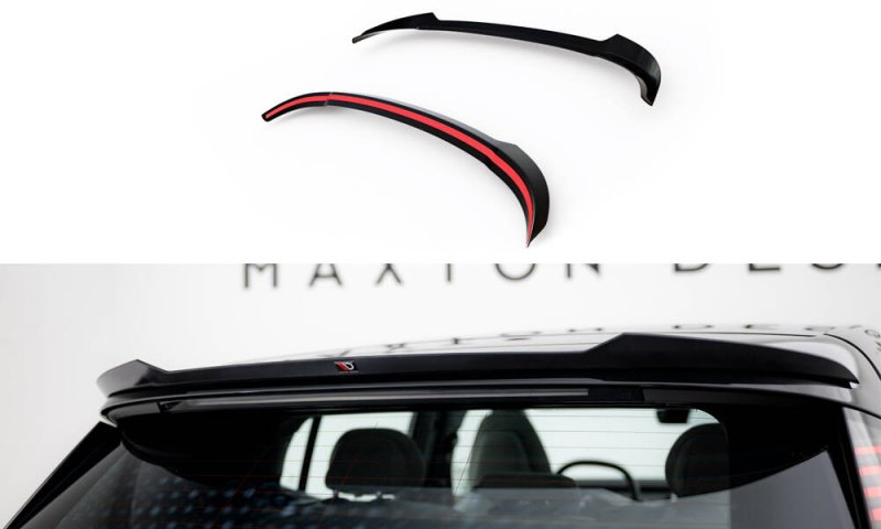 Maxton Spoiler CAP Abrisskante Volvo EX30 Mk1 schwarz Hochglanz VO-EX30-1-CAP1-G