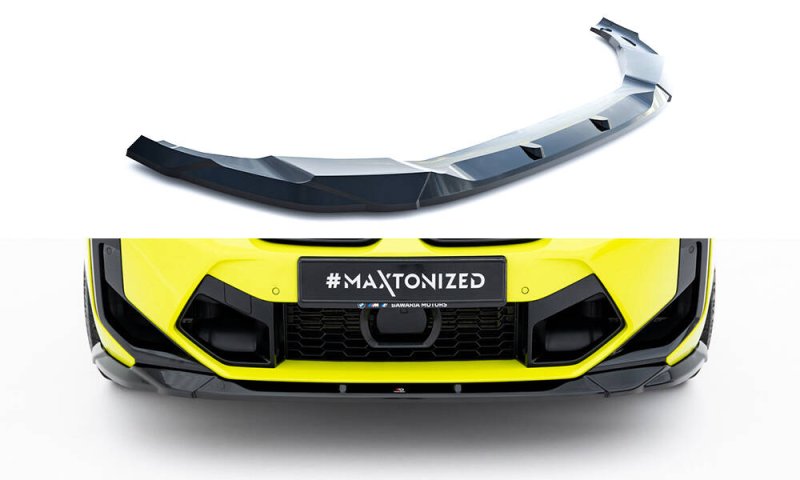 Maxton Front Ansatz BMW X4M F98 Facelift schwarz Hochglanz BM-X4M-F98F-FD1-G