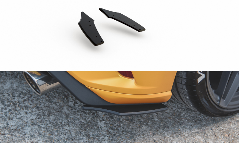 Maxton Racing Heck Ansatz Flaps Diffusor für Ford Focus ST Mk4 FOFO4STCNC-RSD1B