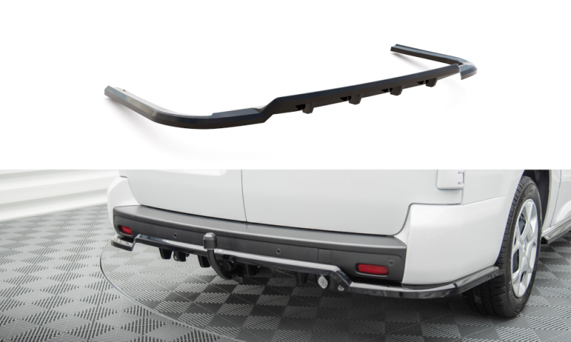 Maxton Mittlerer Cup Diffusor Heck Ansatz Citroen Jumpy L3 Mk3 schwarz Hochglanz CI-JU-3-RD1G+RD2-G