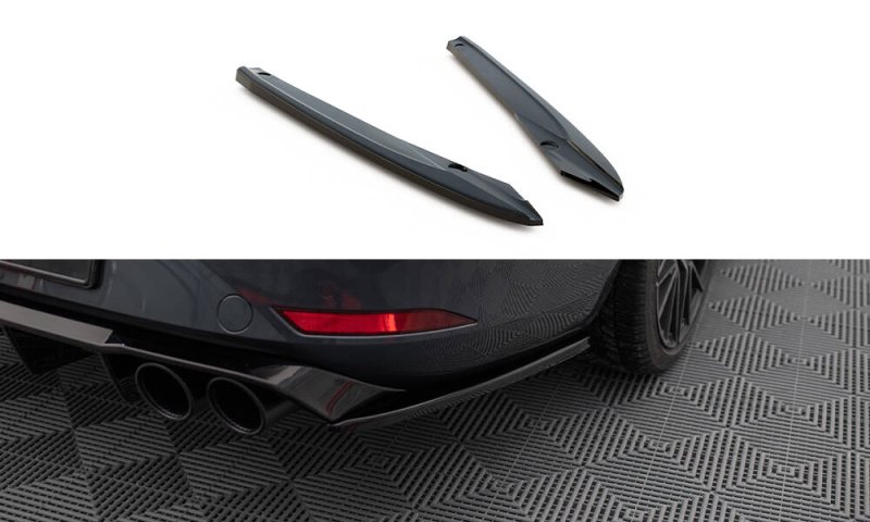 Maxton Heck Ansatz Flaps Diffusor V.2 Seat Leon ST FR Mk4 schwarz Hochglanz SE-LE-4-FR-ST-RSD2-G
