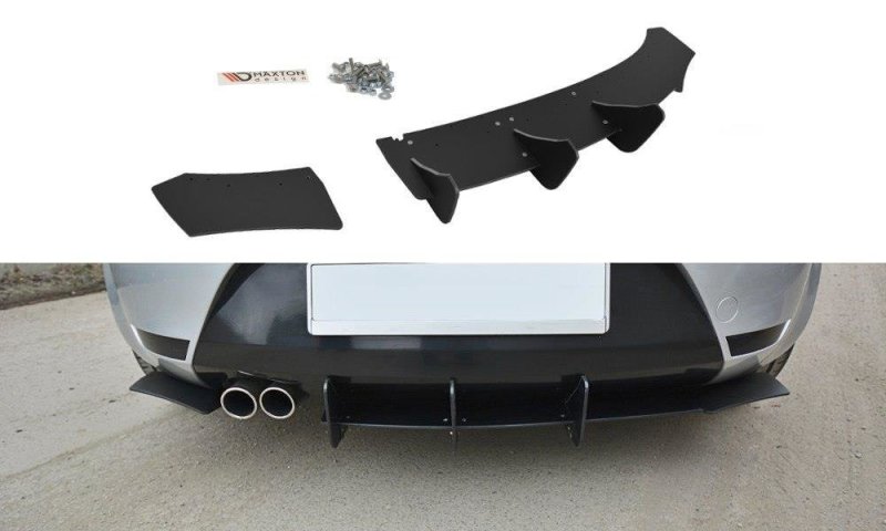 Maxton Diffusor Heck Ansatz für Heckschürze V.1 für Seat Leon Mk2 Cupra/ FR SE-LE-2-FR-CNC-RS1