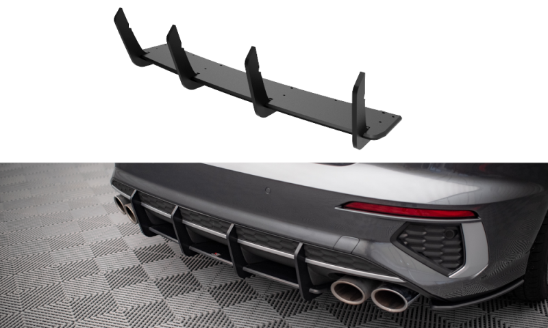 Maxton Street Pro Heckschürze für Audi S3 Limousine 8Y AUS38YSCNC-RS1B