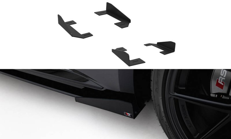 Maxton Side Flaps Audi RS5 Sportback F5 schwarz Hochglanz AURS52SBCNC-SF1-G
