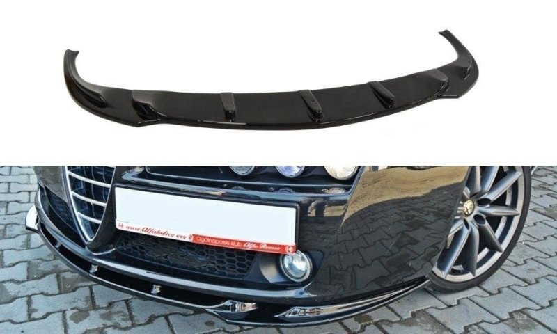 Maxton Front Ansatz für v.1 ALFA ROMEO 159 schwarz Hochglanz AL-159-FD1-G