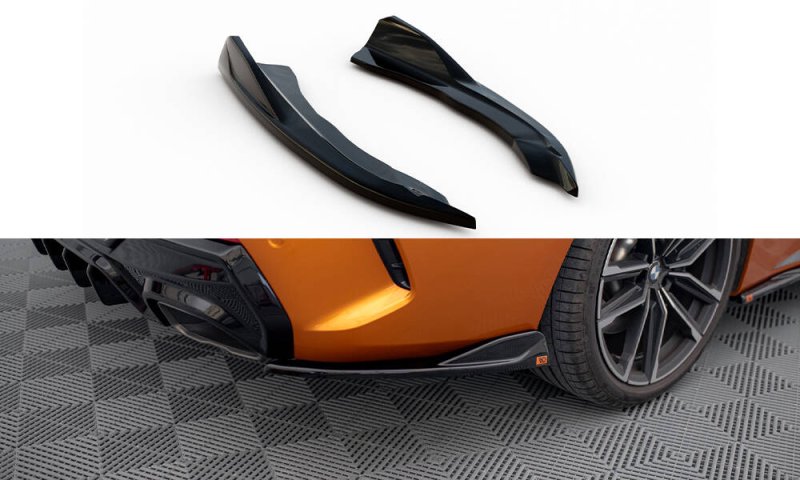 Maxton Heck Ansatz Flaps Diffusor V.6 BMW 4er M440i G22 / G23 / G22 Facelift / G23 Facelift schwarz Hochglanz BM-4-G22-MPACK-RSD6-G