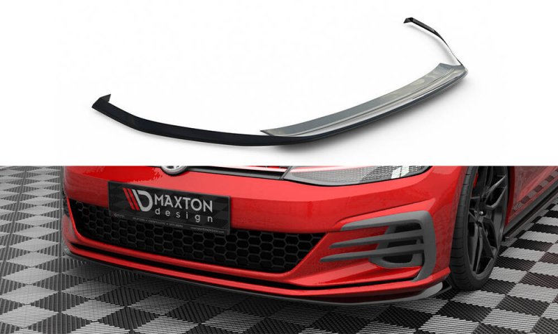 Maxton Front Ansatz V.4 VW Golf GTI Mk7 Facelift schwarz Hochglanz VW-GO-7F-GTI-FD4-G