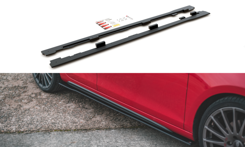 Maxton Racing Seitenschweller Ansatz für Volkswagen Golf GTI Mk6 VWGO6GTICNC-SD1B