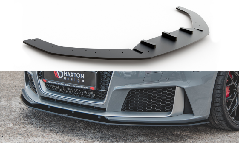 Maxton Racing Front Ansatz für passend für Audi RS3 8V Sportback AURS38VCNC-FD3B