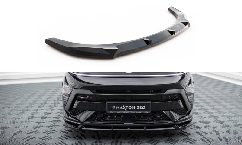 Maxton Front Ansatz Hyundai Kona N-Line Mk2 schwarz Hochglanz HY-KO-2-NLINE-FD1-G