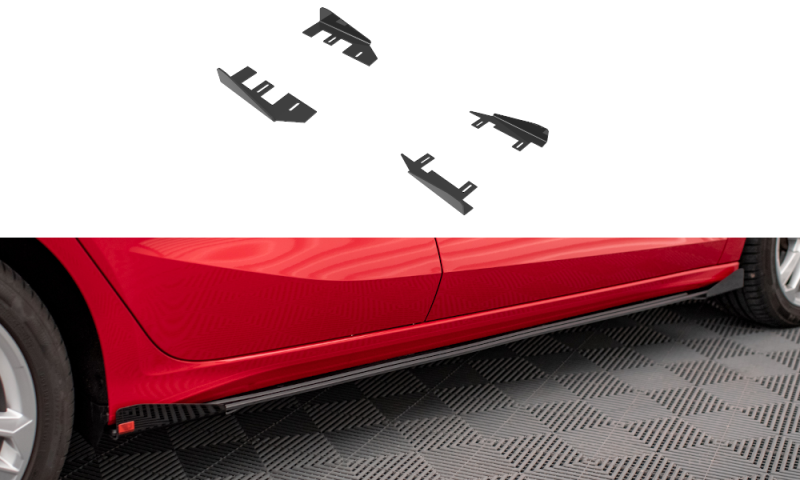 Maxton Side Flaps Audi A3 8Y schwarz Hochglanz AUA38YCNC-SF1-G