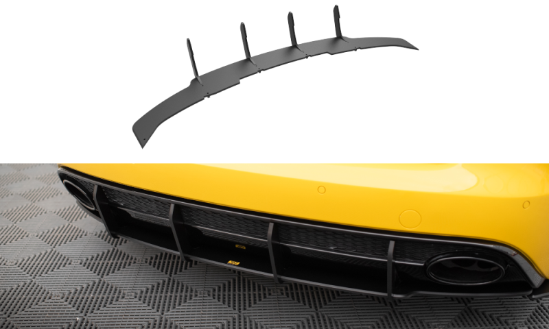 Maxton Street Pro Heckschürze für Audi RS4 B8 AURS4B8CNC-RS1B