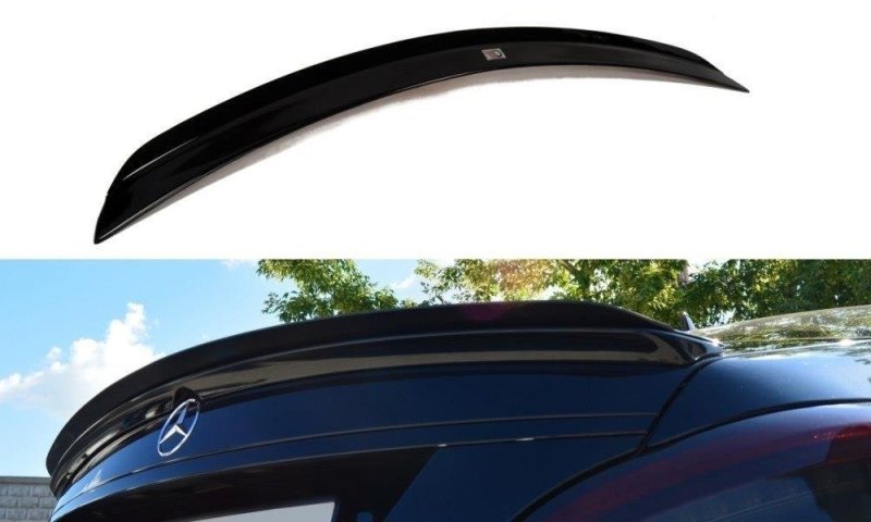 Maxton Spoiler CAP für MERCEDES CLS C218 AMG LINE schwarz Hochglanz ME-CLS-218-CAP1-G