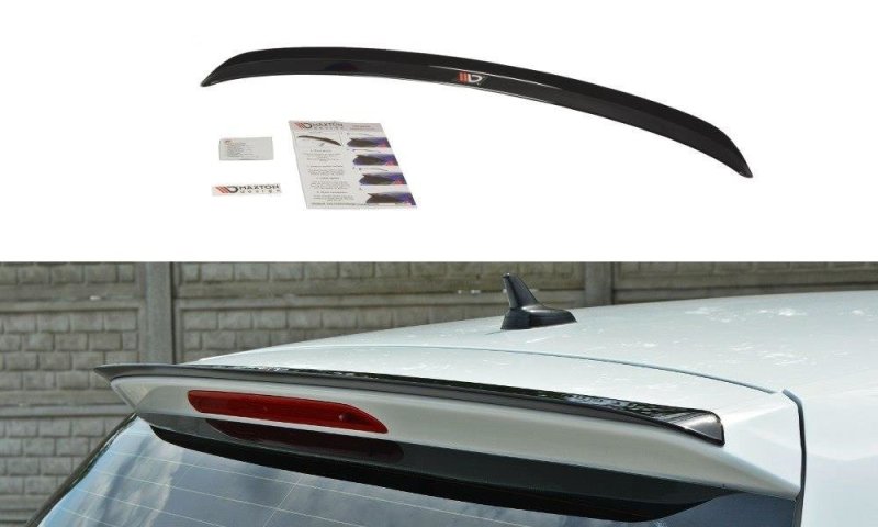 Maxton Spoiler CAP für VW Golf Mk7 Standard schwarz Hochglanz VW-GO-7-CAP1-G