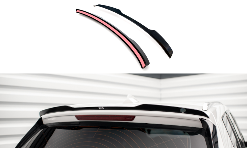Maxton Spoiler CAP für BMW X3 M-Paket F25 schwarz Hochglanz BM-X3-25-MPACK-CAP2-G