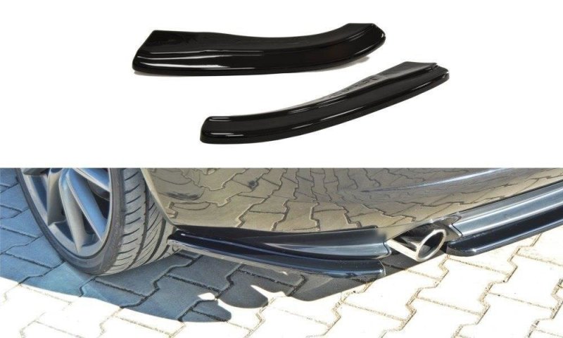 Maxton Heck Ansatz Flaps Diffusor für ALFA ROMEO 159 schwarz Hochglanz AL-159-RSD1-G