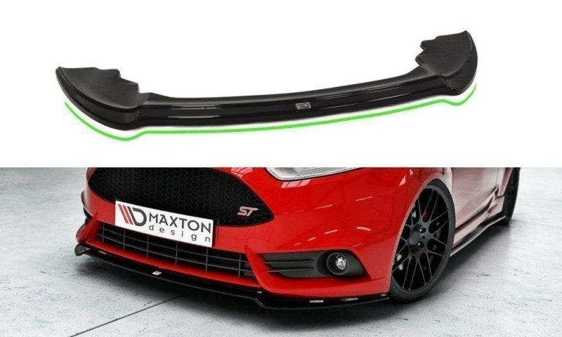 Maxton Front Ansatz V.3 für Ford Fiesta ST Mk7 FL schwarz Hochglanz FO-FI-7F-ST-FD3-G