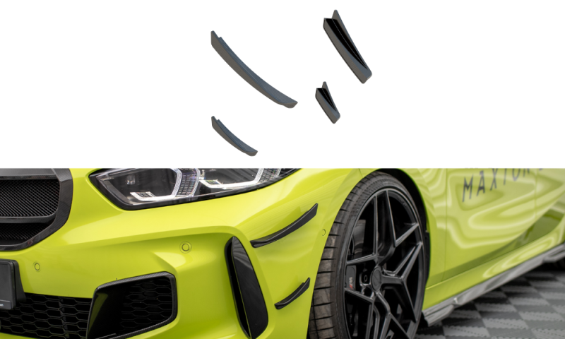 Maxton Carbon Fiber Front Bumper Wings (Canards) BMW 1er F40 M-Paket/ M135i CF-BM-1-40-M-CAN1+CAN2-245-P