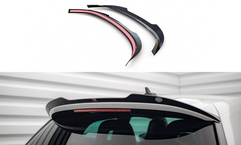 Maxton Spoiler CAP Abrisskante V.2 VW Scirocco R Mk3 schwarz Hochglanz VW-SC-3-R-CAP2-G