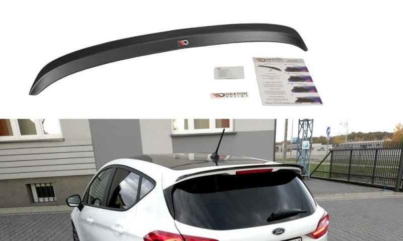 Maxton Spoiler CAP für Ford Fiesta Mk8  schwarz Hochglanz FO-FI-8-CAP1-G