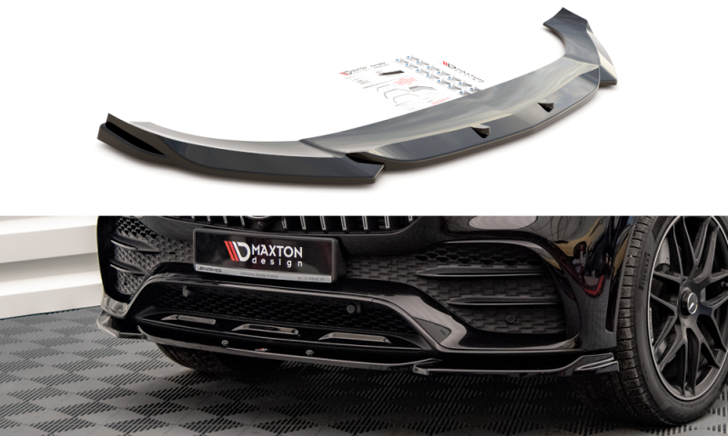 Maxton Front Ansatz für Mercedes-AMG GLE Coupe C167 schwarz Hochglanz ME-GLE-C167-AMG-FD1-G