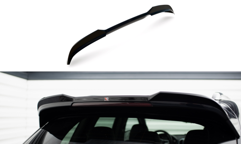 Maxton Spoiler CAP Abrisskante 3D Porsche Cayenne Mk2 Facelift schwarz Hochglanz PO-CAY-2F-CAP1-G