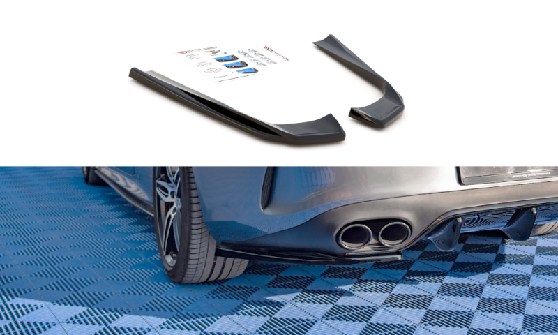 Maxton Heck Ansatz Flaps Diffusor für Mercedes-AMG E53 Coupe C238 schwarz Hochglanz ME-E-213-53-C-RSD1-G