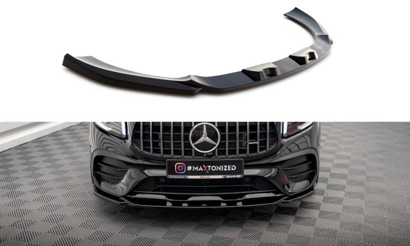Maxton Front Ansatz V.2 für Mercedes-AMG GLB 35 X247 schwarz Hochglanz ME-GLB-35-247-FD2-G