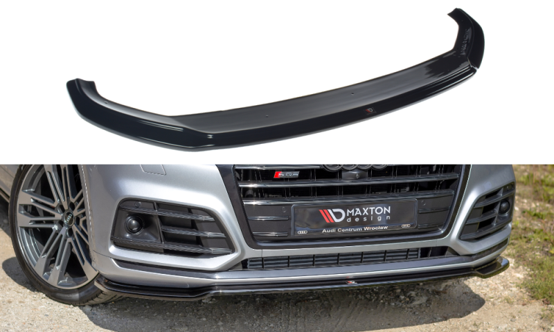Maxton Front Ansatz für Audi SQ5/Q5 S-line MkII schwarz Hochglanz AU-SQ5-2-FD1-G