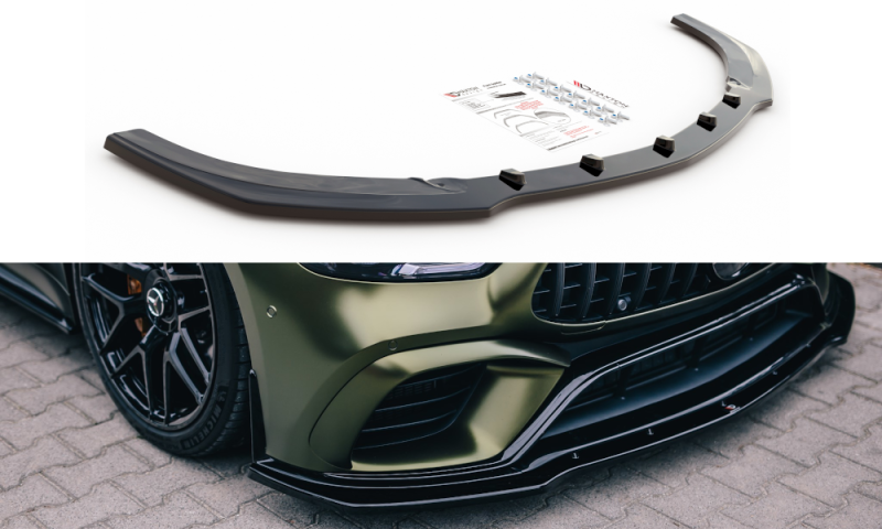 Maxton Front Ansatz V.2 für Mercedes-AMG GT 63S 4-Door Coupe Aero schwarz Hochglanz ME-GT-4D-AMG-FD2-G