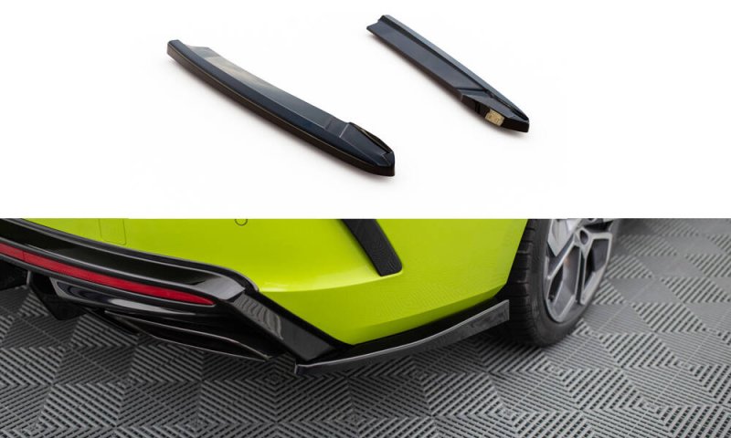 Maxton Heck Ansatz Flaps Diffusor V.4 Skoda Octavia RS Mk4 schwarz Hochglanz SK-OC-4-RS-RSD4-G