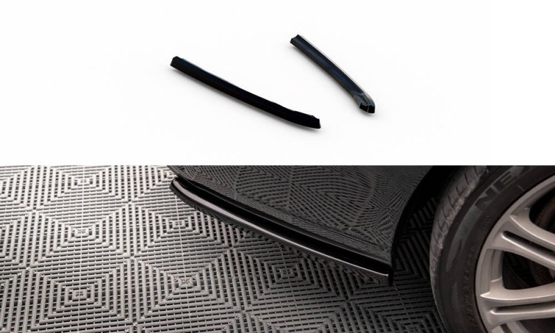 Maxton Heck Ansatz Flaps Diffusor V.2 Audi A6 Avant C7 schwarz Hochglanz AU-A6-C7-AV-RSD2-G