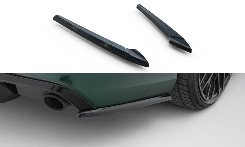 Maxton Heck Ansatz Flaps Diffusor V.3 Audi A6 S-line Avant C7 schwarz Hochglanz AU-A6-C7-SLINE-AV-RSD3-G