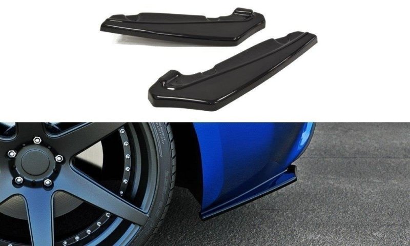 Maxton Heck Ansatz Flaps Diffusor für TOYOTA GT86 schwarz Hochglanz TO-GT86-1-RSD1-G