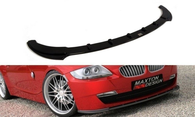 Maxton Front Ansatz für BMW Z4 E85 / E86 Facelift schwarz Hochglanz BM-Z4-85F-FD1-G