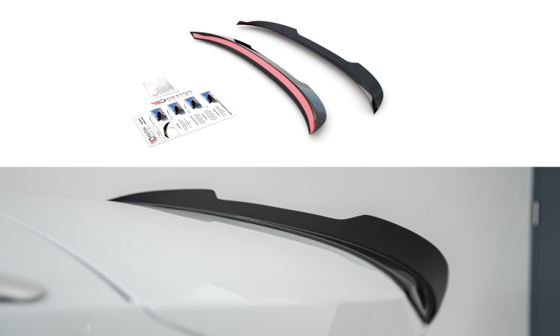 Maxton Spoiler CAP für Skoda Octavia Standard / RS Mk4 Combi schwarz Hochglanz SK-OC-4-K-CAP1-G